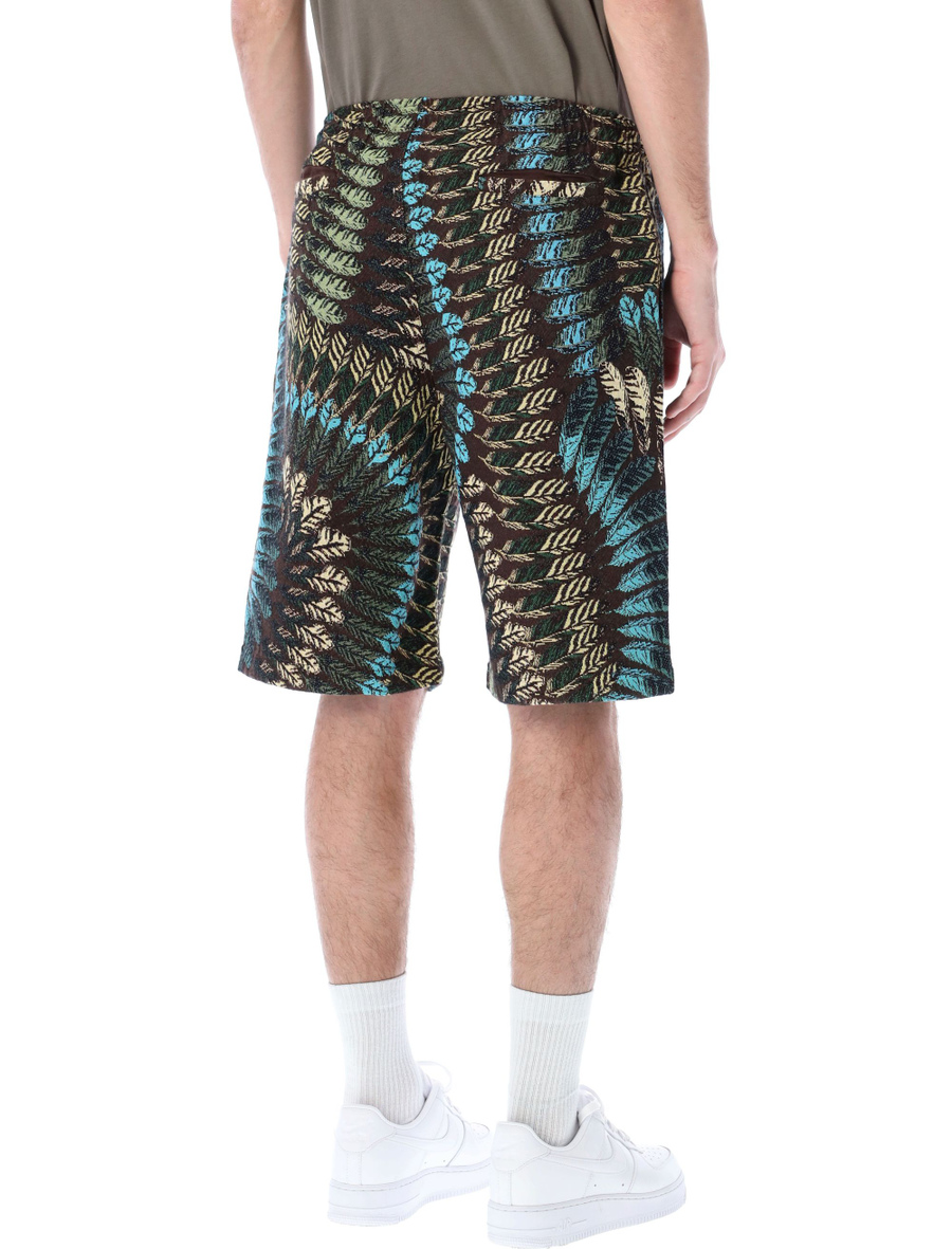 Feathers straight leg bermuda shorts - Spazio Pritelli