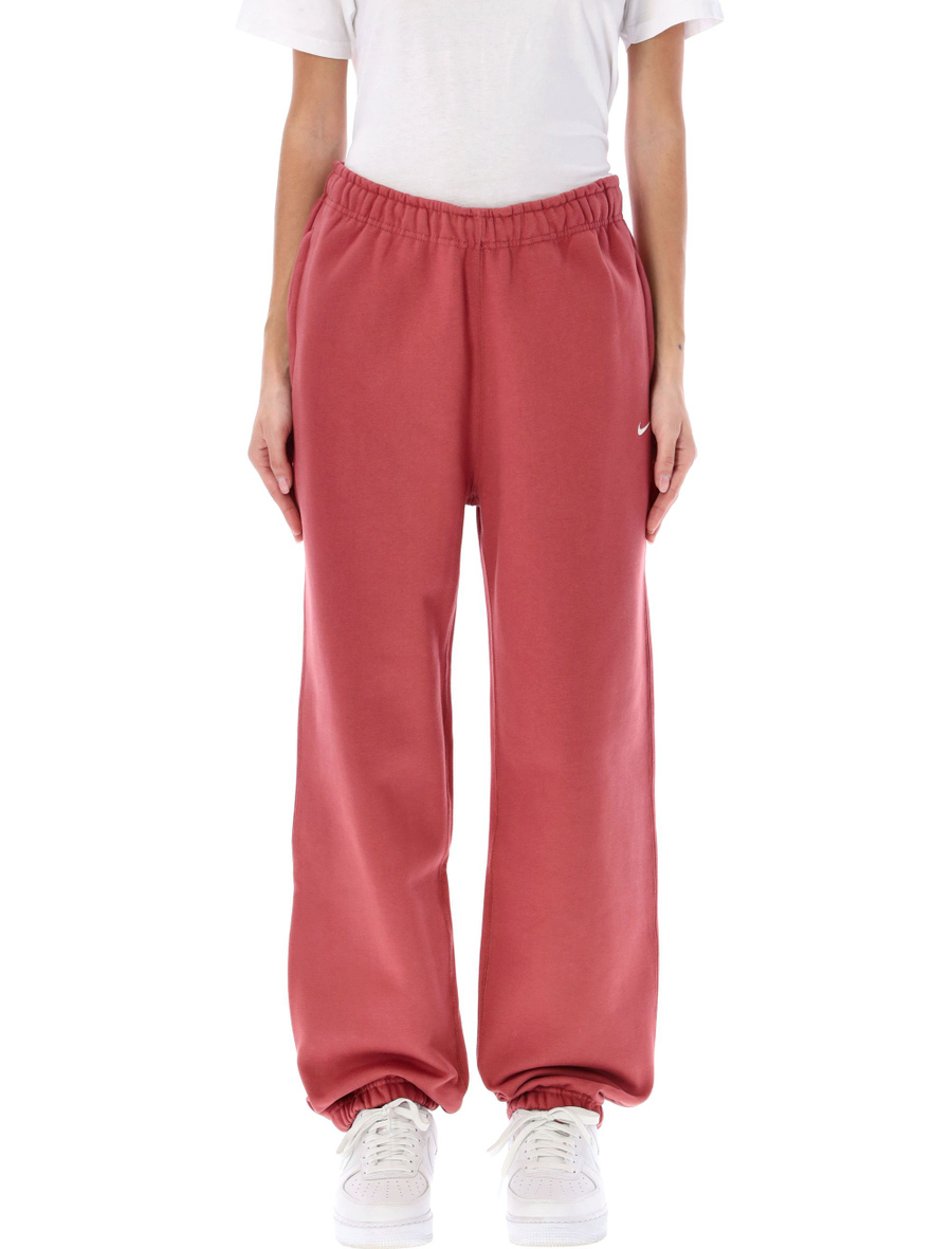 Solo Swoosh sweatpants color CANYON RUST WHITE Spazio Pritelli Official Website