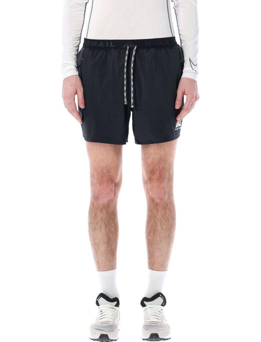 Brieflined trail shorts, color BLACK Spazio Pritelli Official site