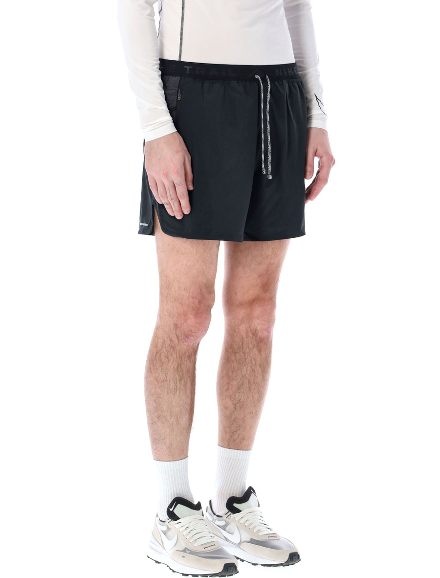 Brieflined trail shorts, color BLACK Spazio Pritelli Official site