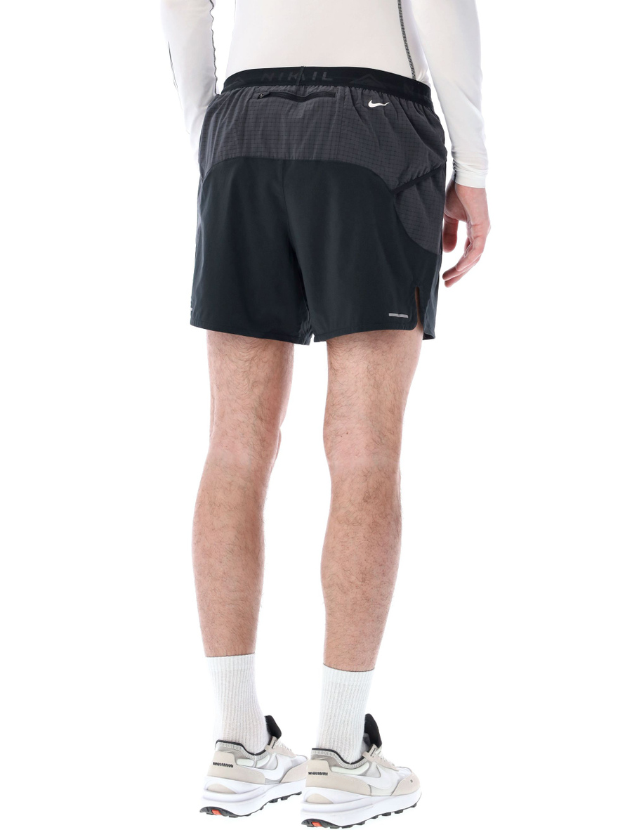 Brieflined trail shorts, color BLACK Spazio Pritelli Official site