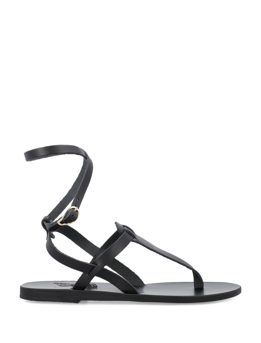 Estia Thong sandals, color BLACK | Spazio Pritelli Official Website