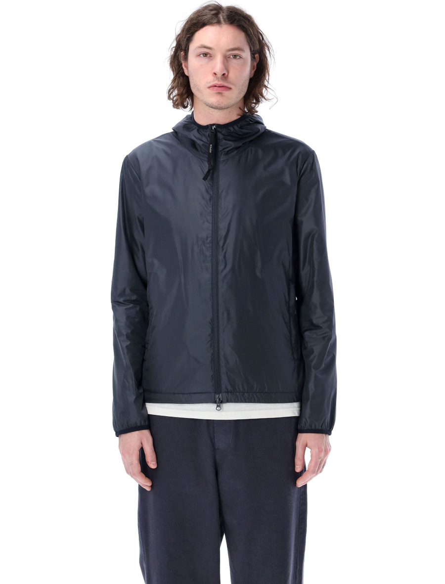 Hooded nylon jacket - Spazio Pritelli