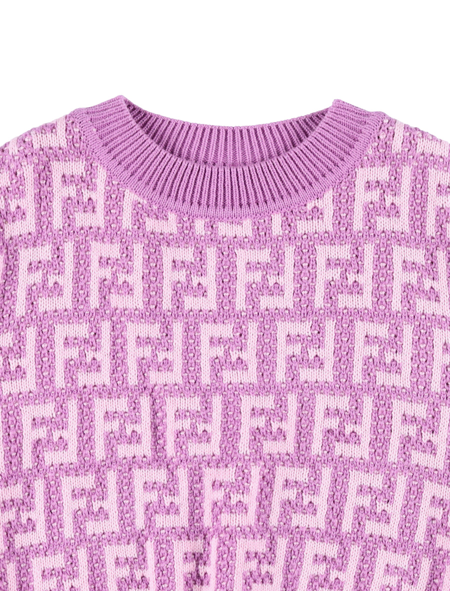 FF motif knit crewneck - Spazio Pritelli