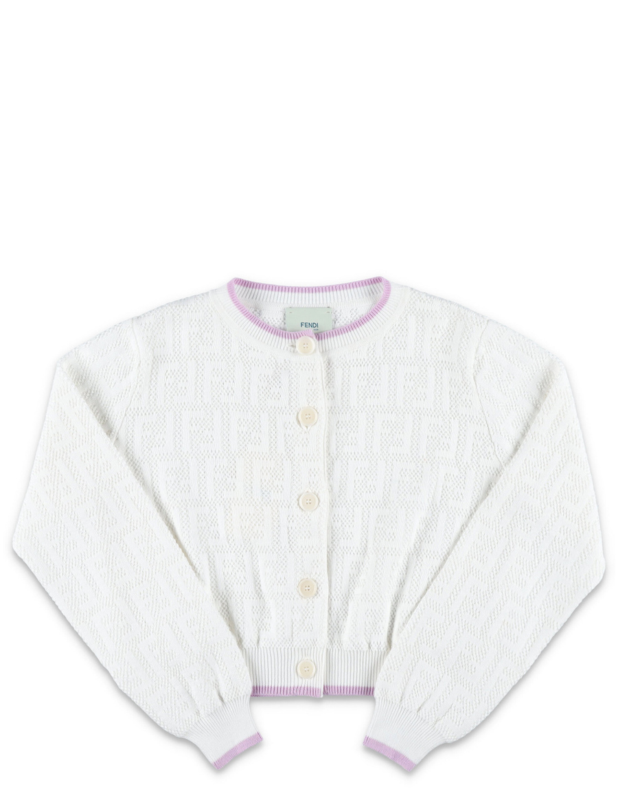 FF knit twin-set cardigan - Spazio Pritelli