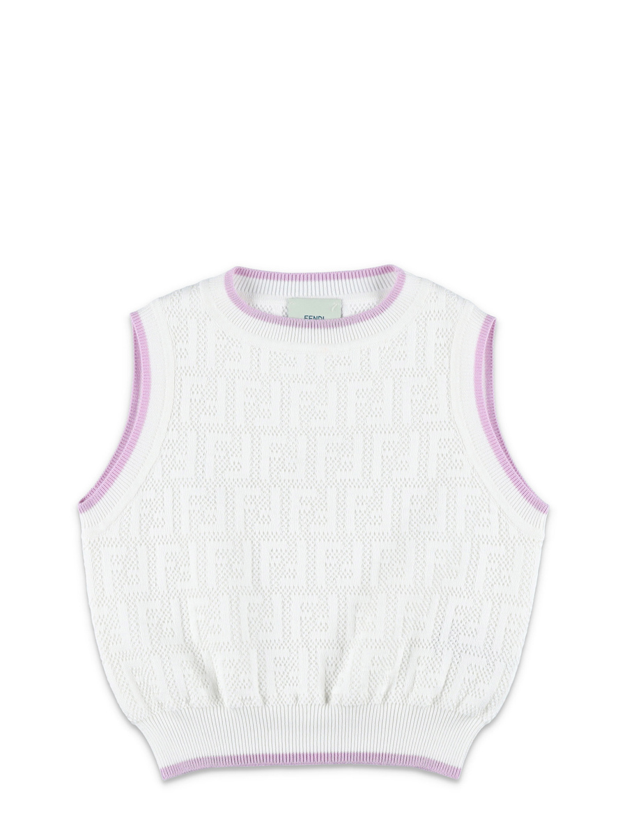 FF knit twin-set cardigan - Spazio Pritelli