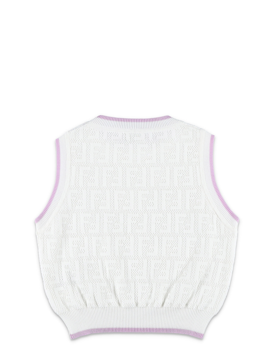 FF knit twin-set cardigan - Spazio Pritelli