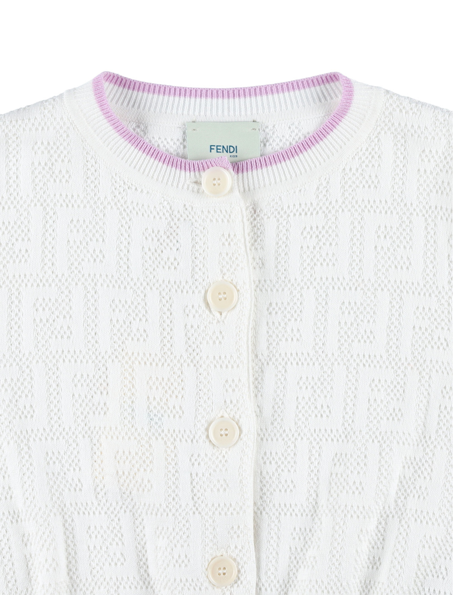 FF knit twin-set cardigan - Spazio Pritelli