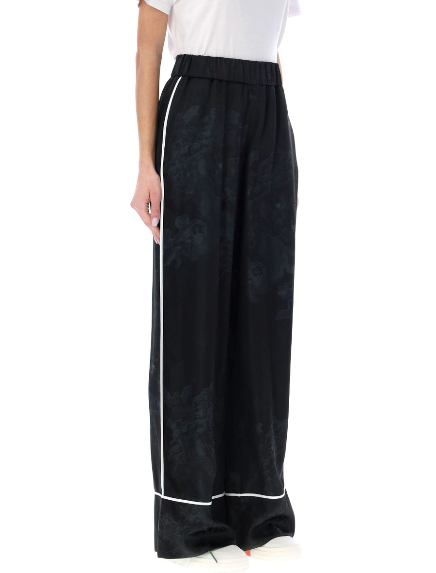 Sky jacquard satin pajama pants - Spazio Pritelli