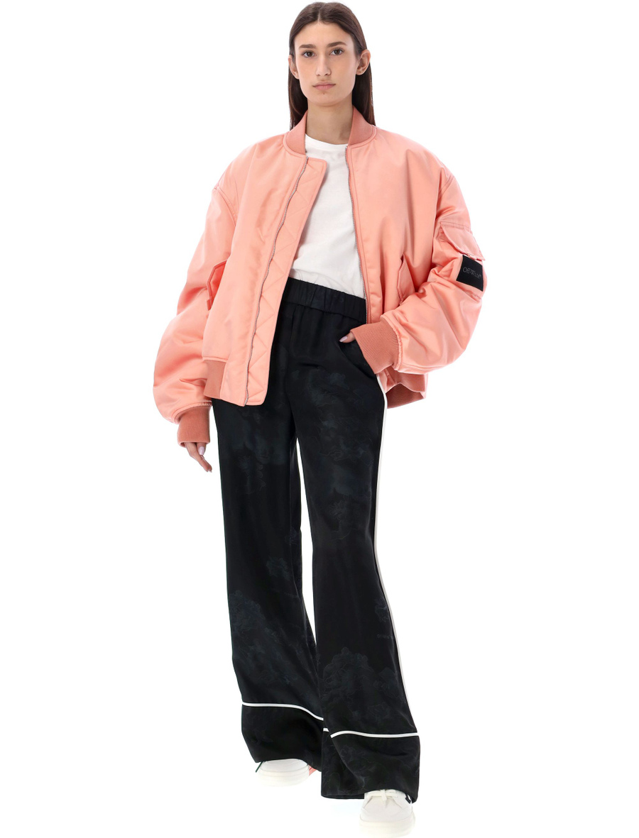 Sky jacquard satin pajama pants - Spazio Pritelli