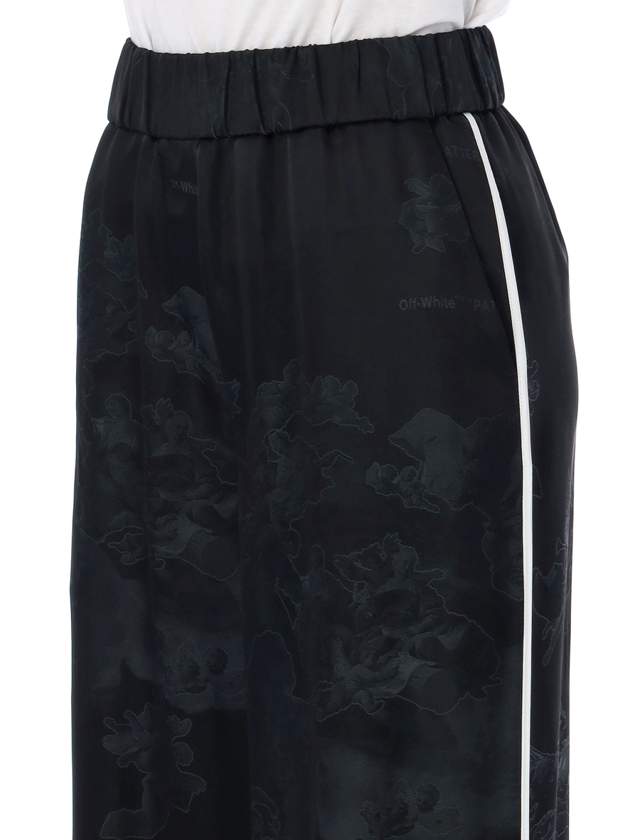 Sky jacquard satin pajama pants - Spazio Pritelli