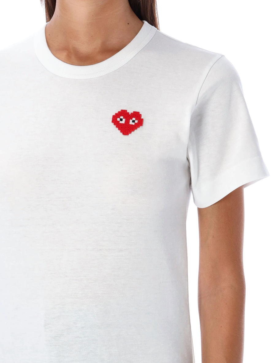 Pixel red Heart t-shirt - Spazio Pritelli