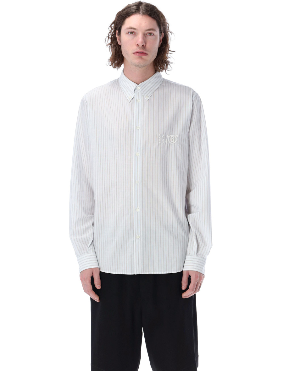 Logo striped shirt - Spazio Pritelli