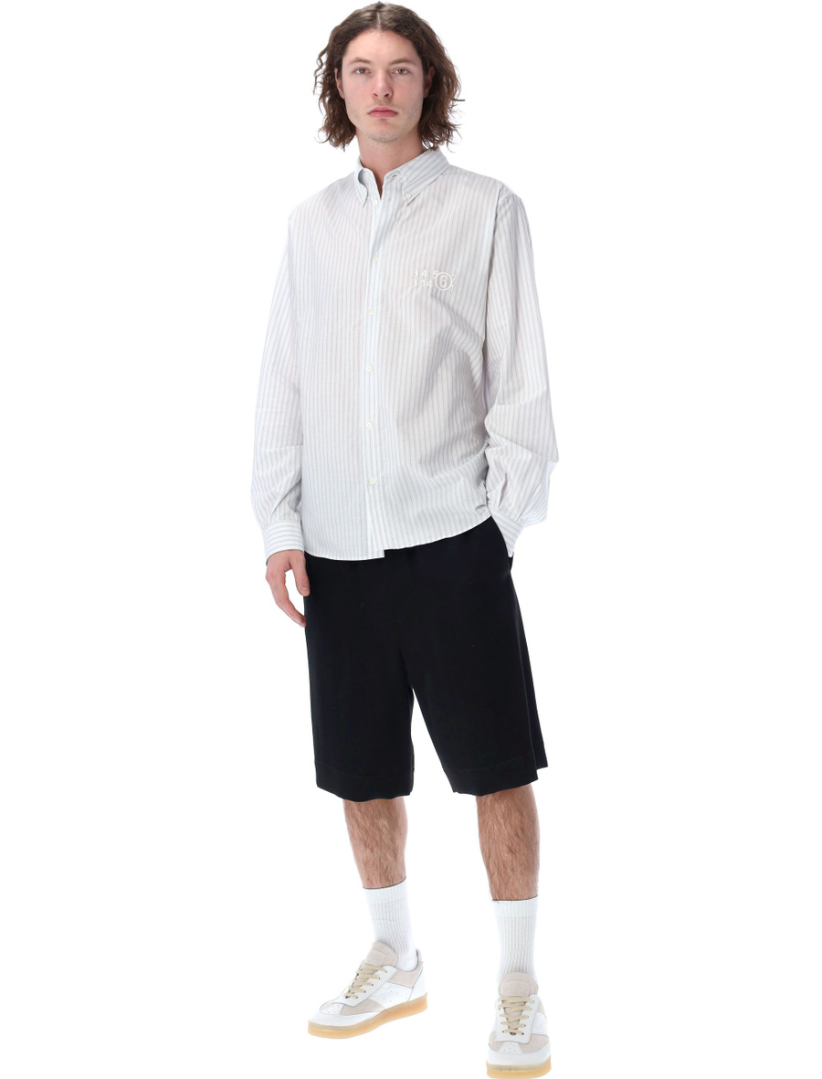 Logo striped shirt - Spazio Pritelli