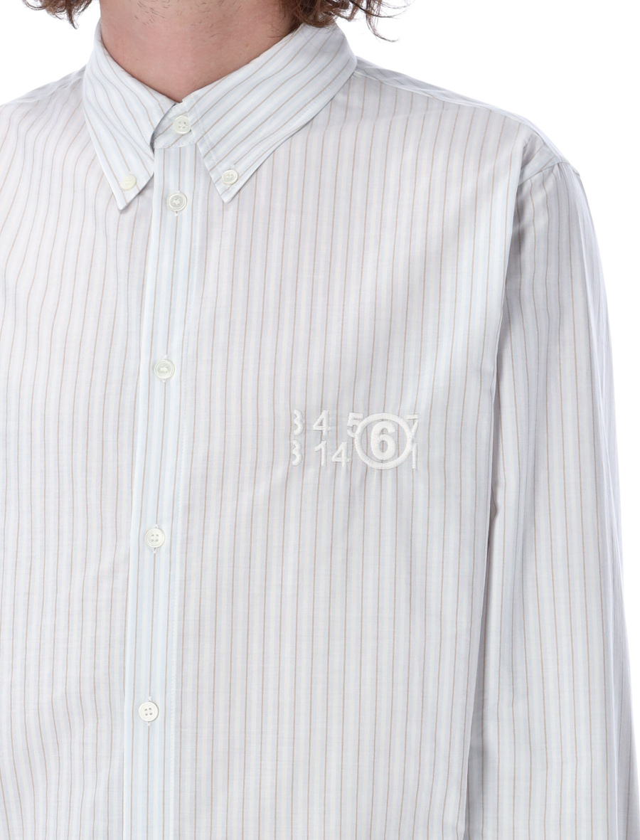 Logo striped shirt - Spazio Pritelli