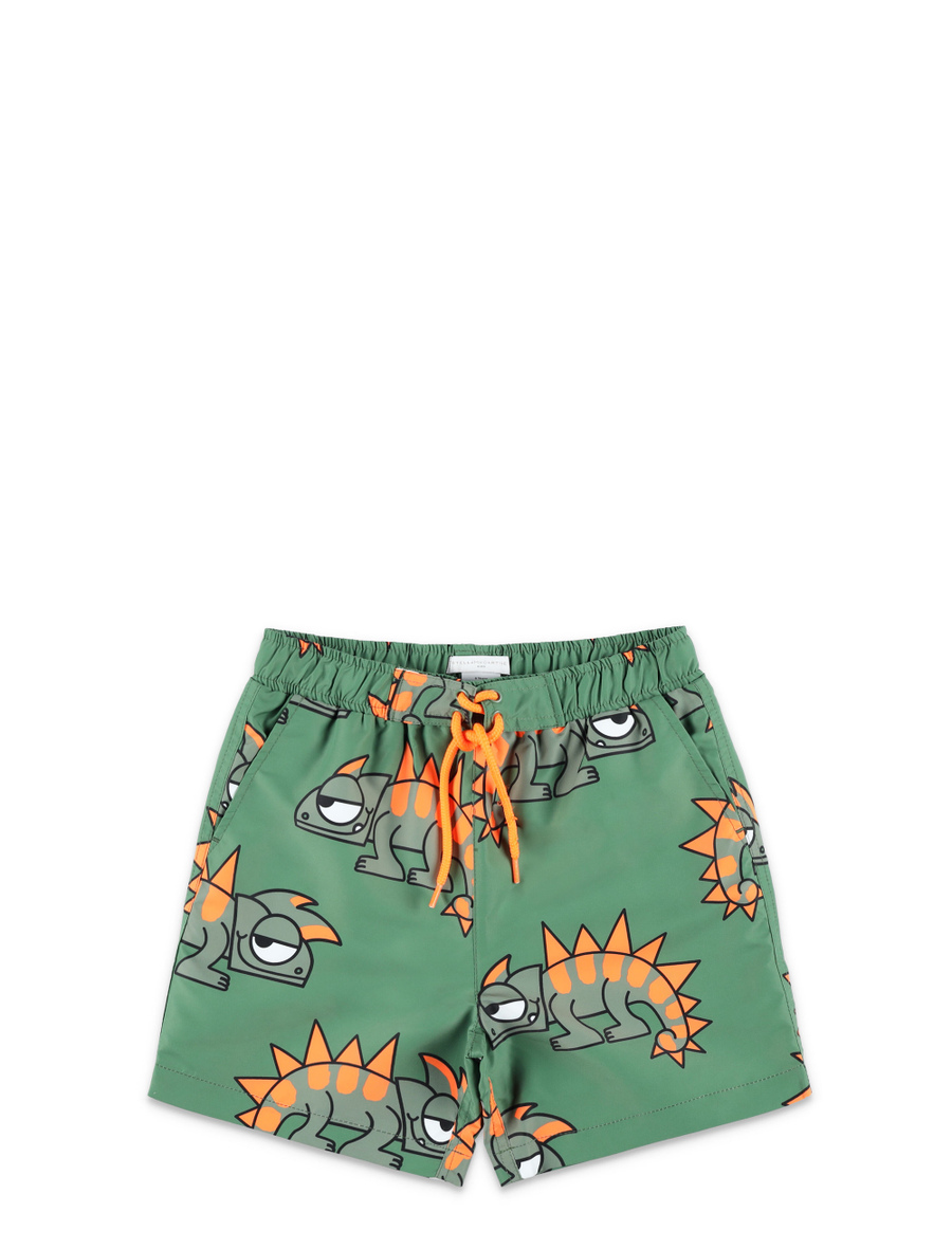 Gecko print beach shorts - Spazio Pritelli