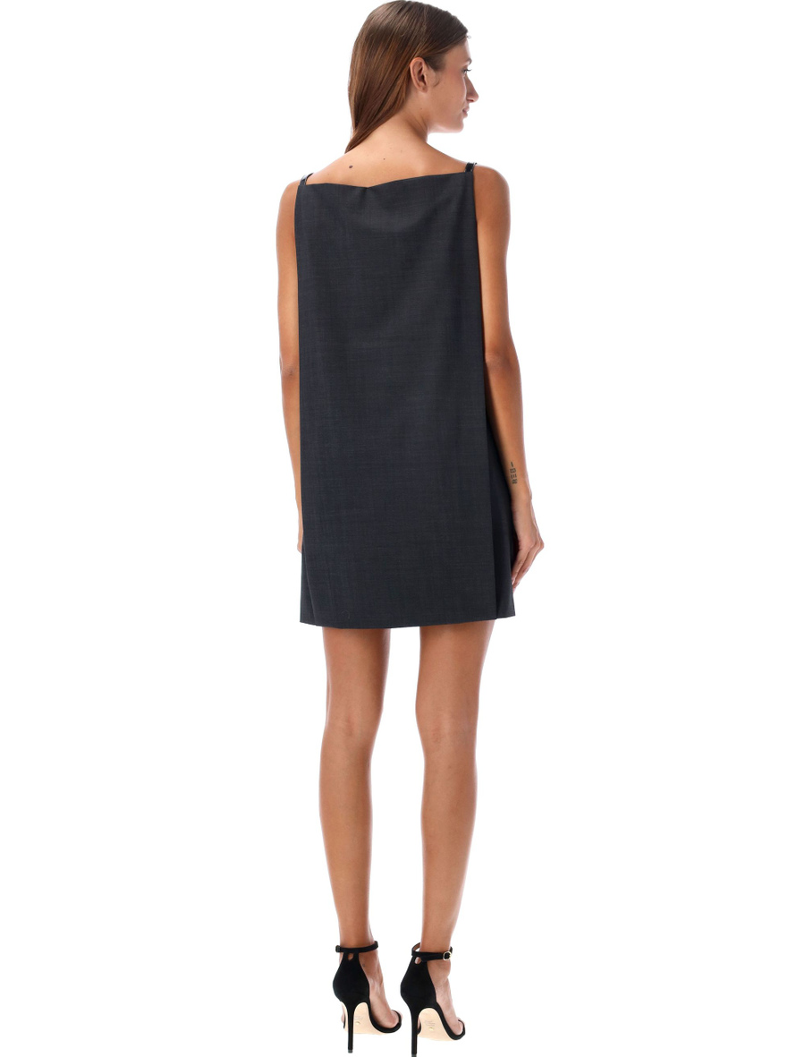 Belt detail mini dress - Spazio Pritelli