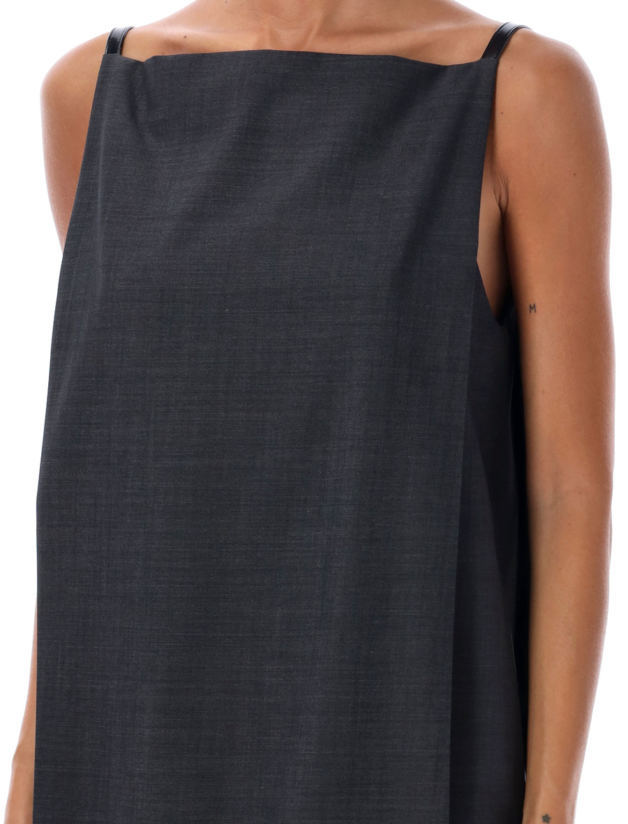 Belt detail mini dress - Spazio Pritelli