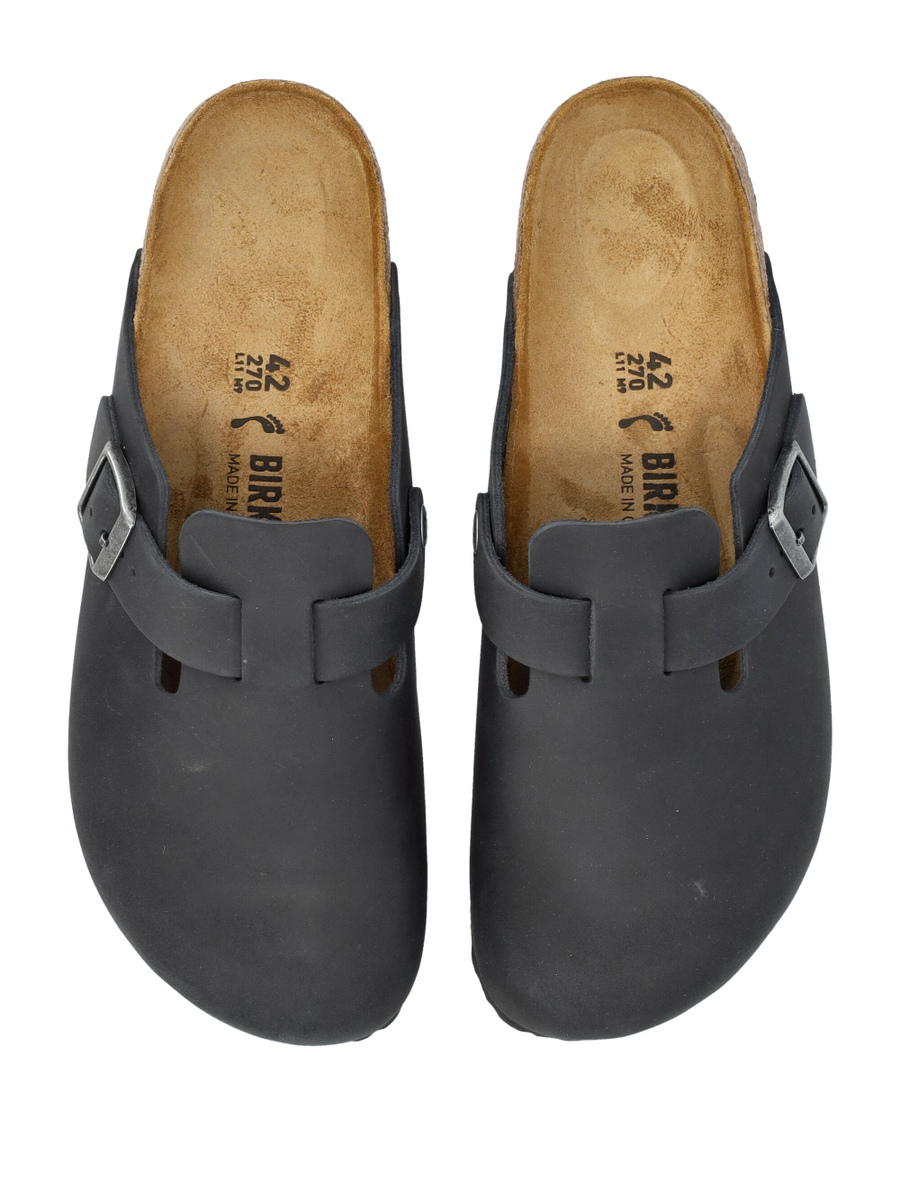 Boston oiled leather sandals - Spazio Pritelli