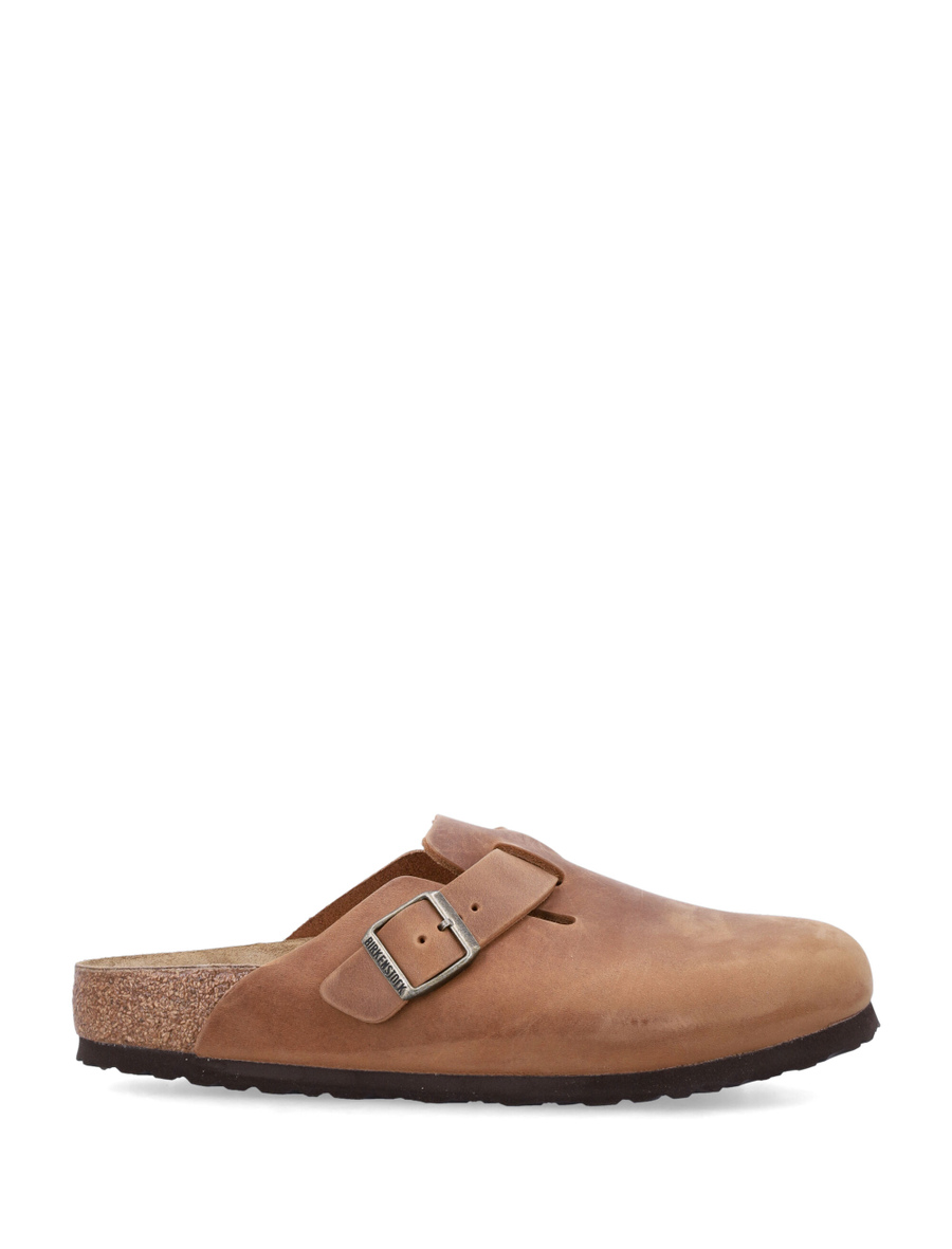 Boston oiled leather clogs - Spazio Pritelli