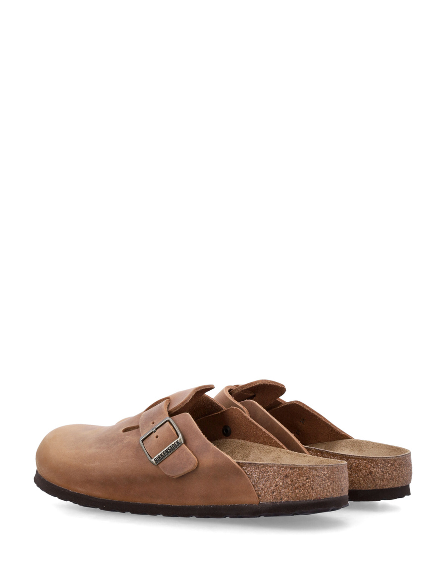 Boston oiled leather clogs - Spazio Pritelli