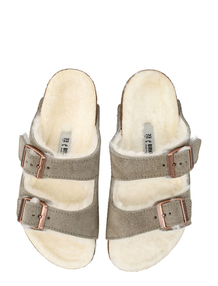 Kid - Arizona shearling sandal - Spazio Pritelli