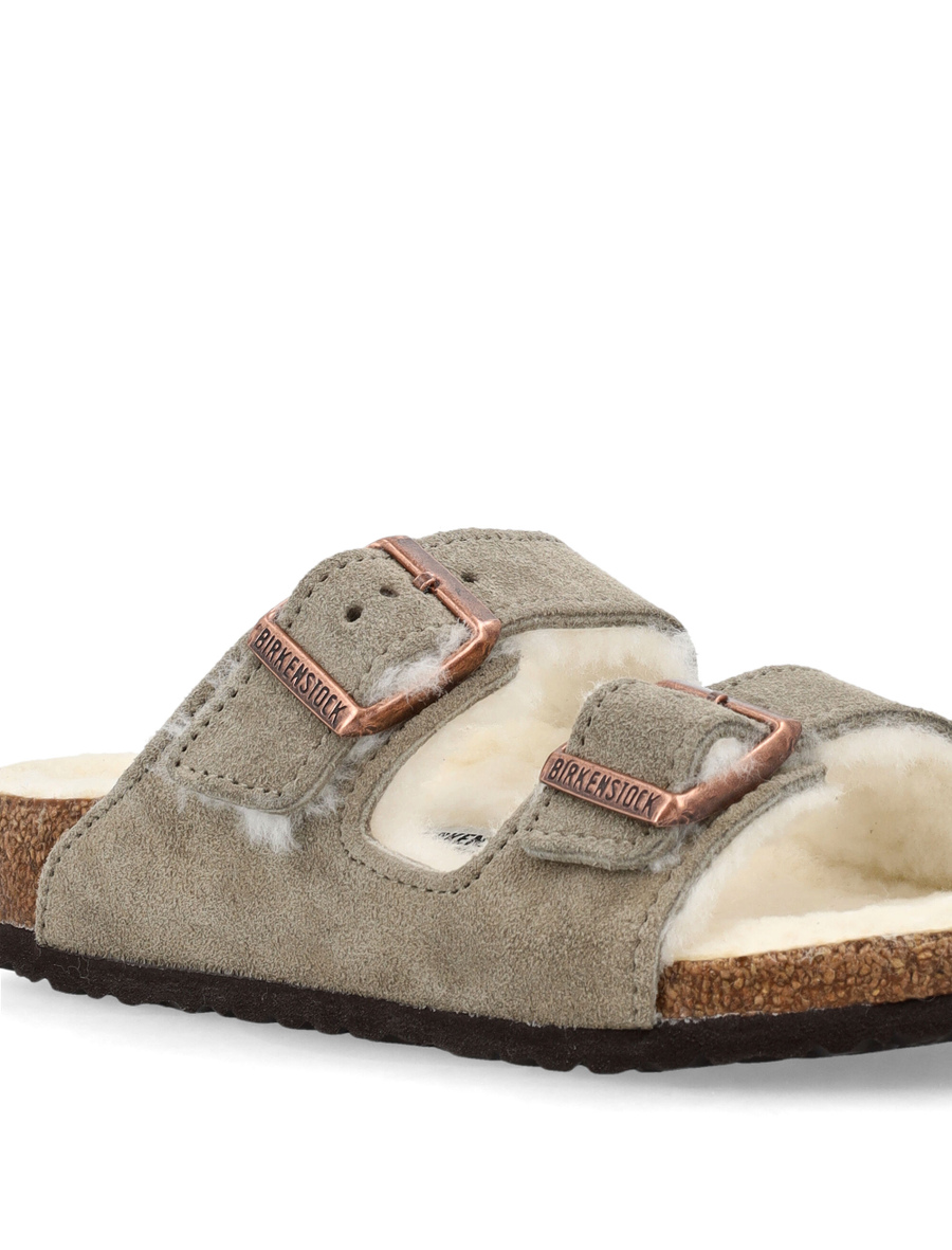 Kid - Arizona shearling sandal - Spazio Pritelli