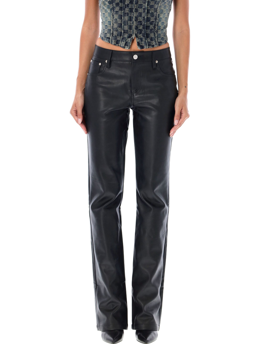 Vegan leather trousers - Spazio Pritelli