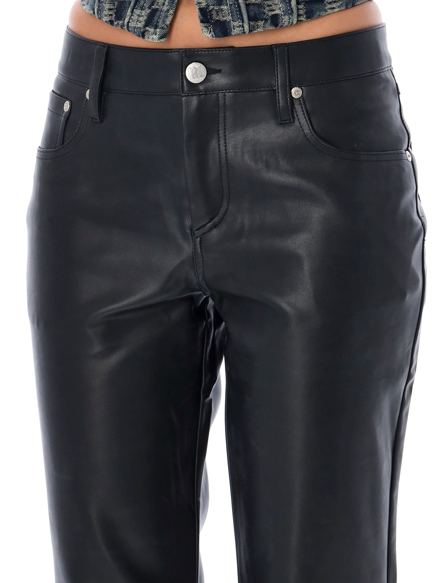Vegan leather trousers - Spazio Pritelli
