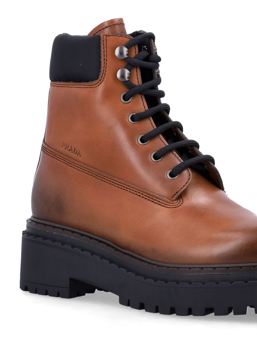 Leather hiking boots - Spazio Pritelli