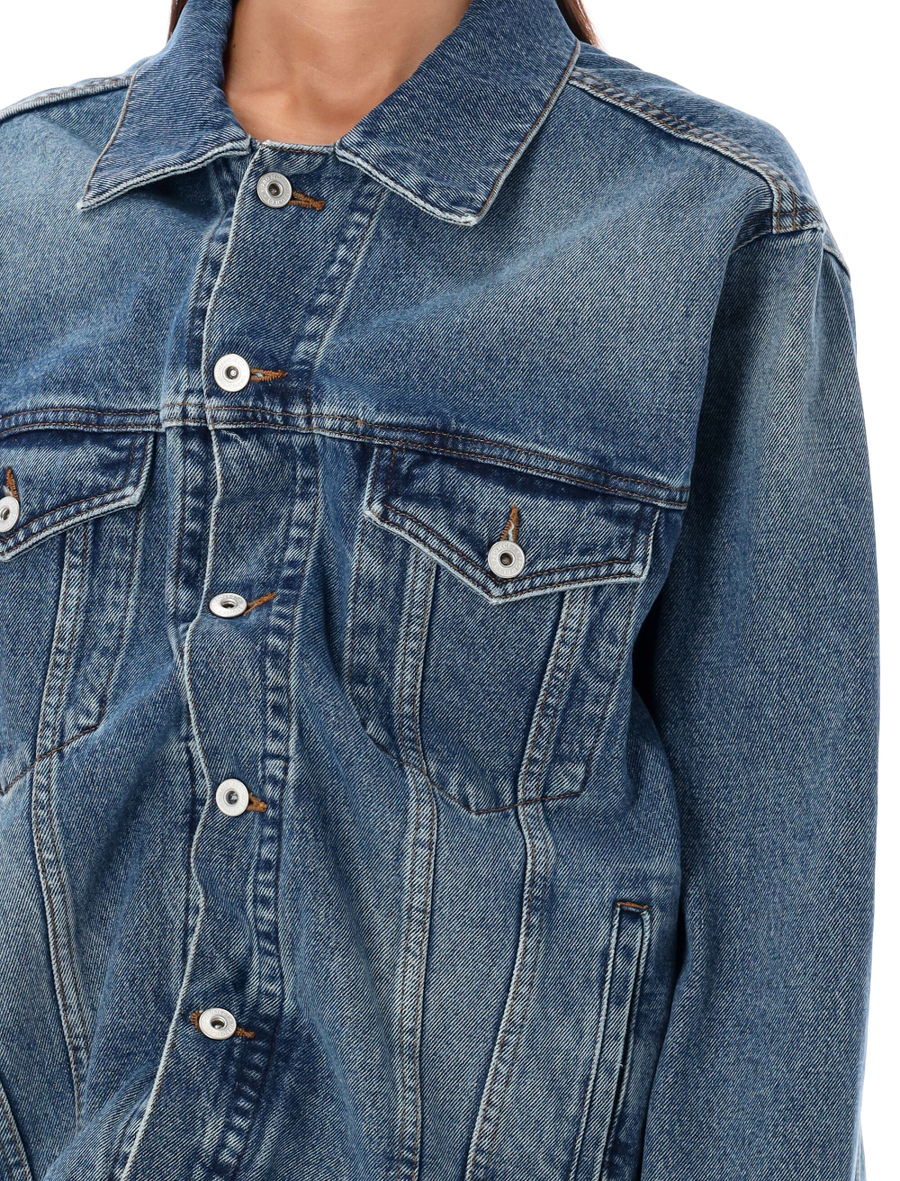 Wire denim jacket - Spazio Pritelli