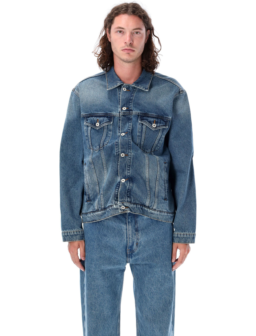 Wire denim jacket - Spazio Pritelli
