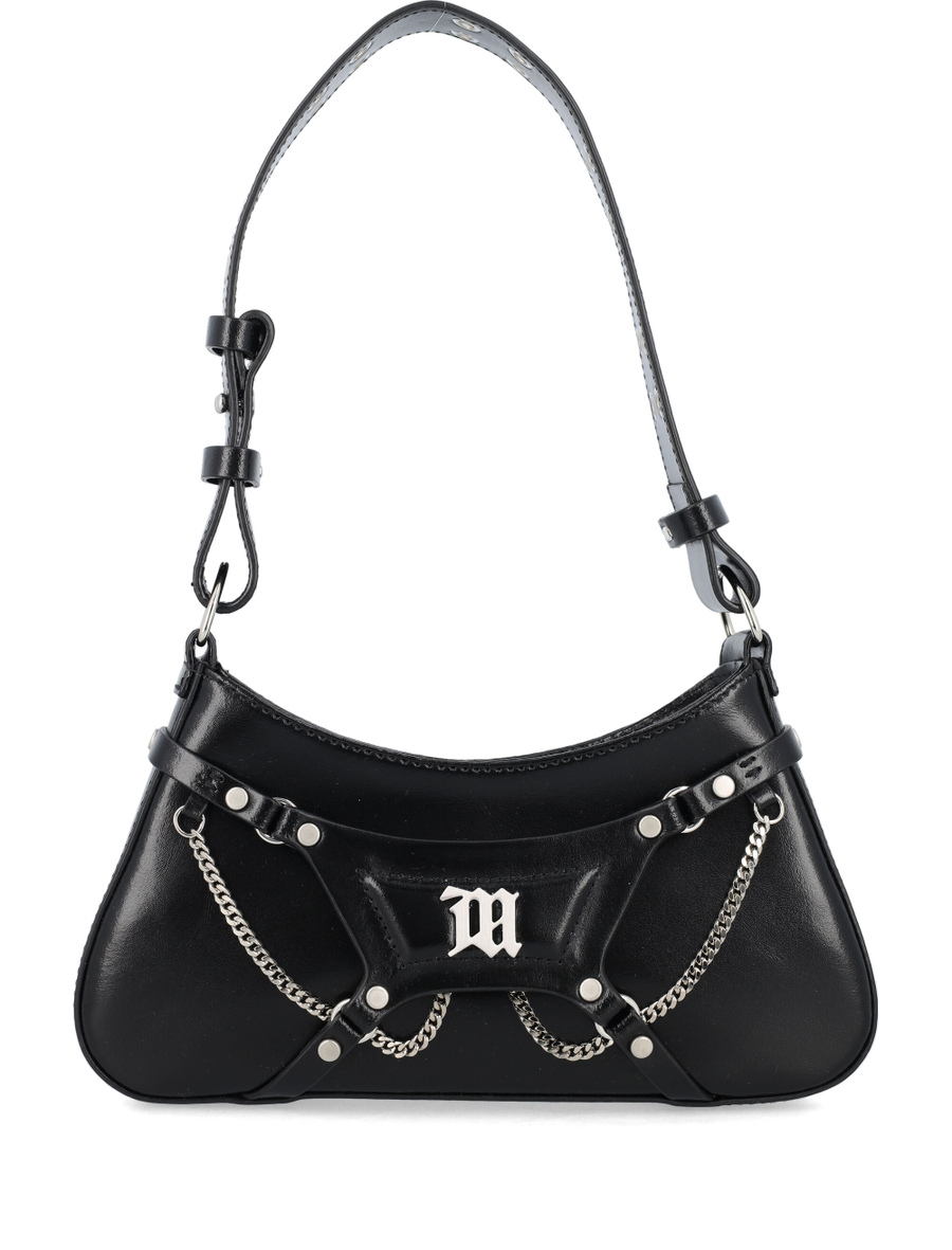 LEATHER FETISH SHOULDER BAG - Spazio Pritelli