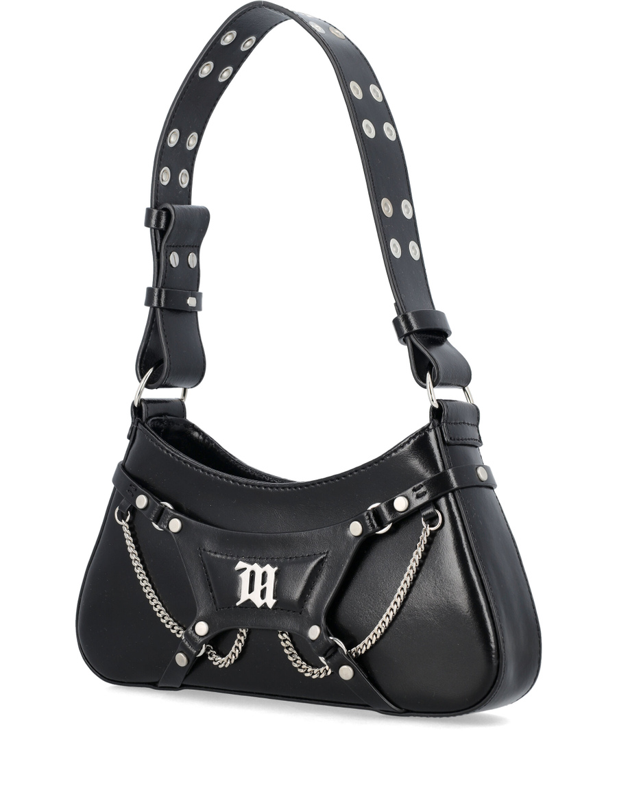 LEATHER FETISH SHOULDER BAG - Spazio Pritelli