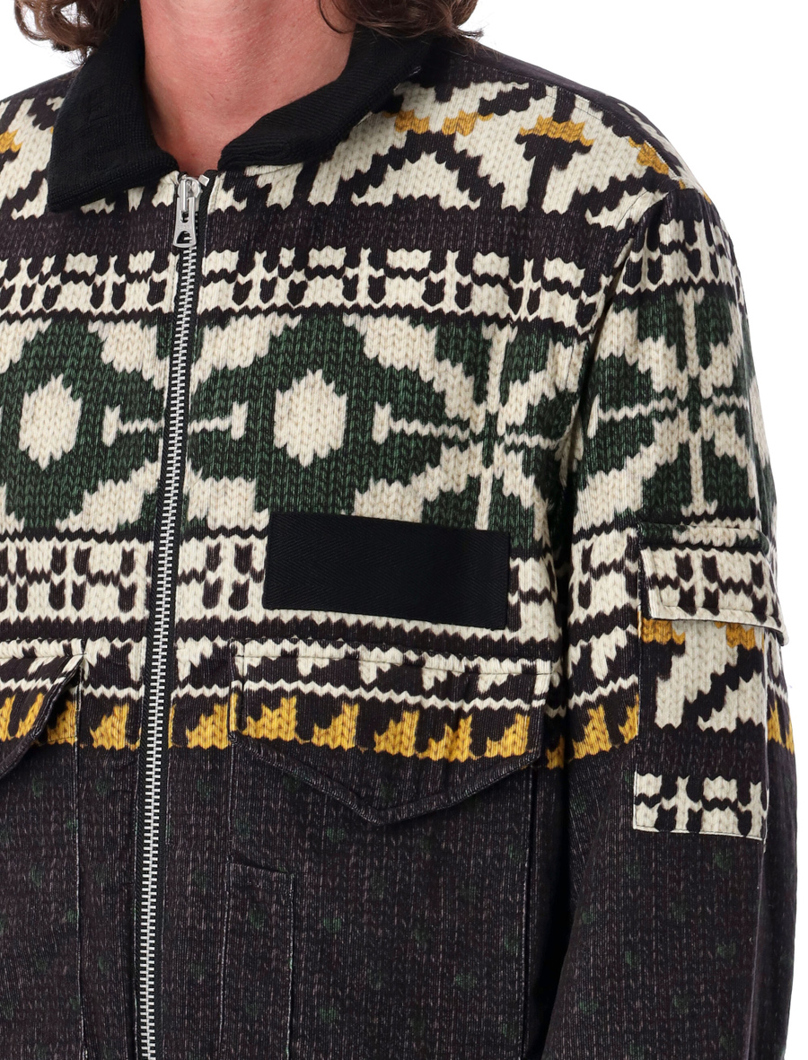 Pattern knit jacket - Spazio Pritelli
