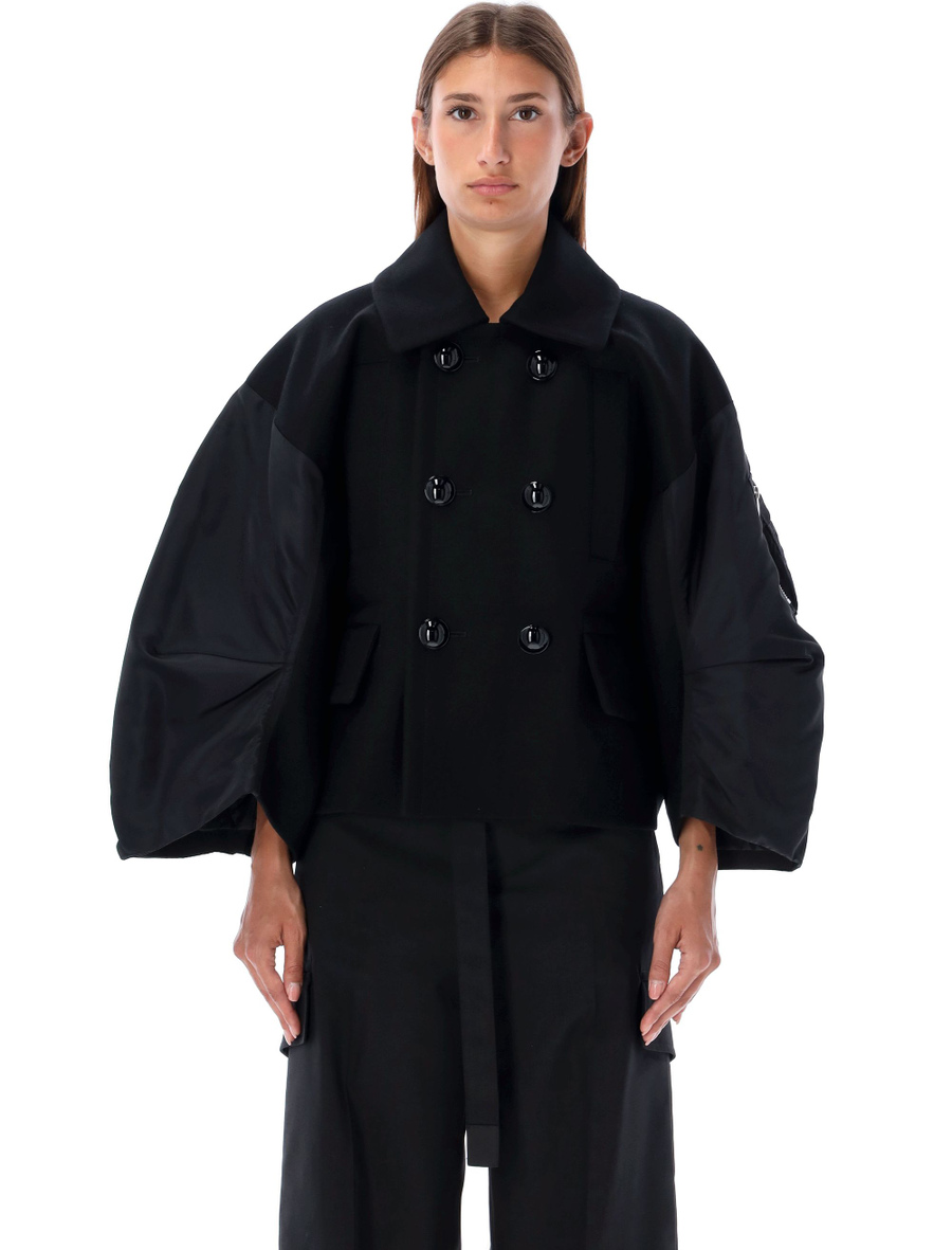 Baloon sleeve short coat - Spazio Pritelli