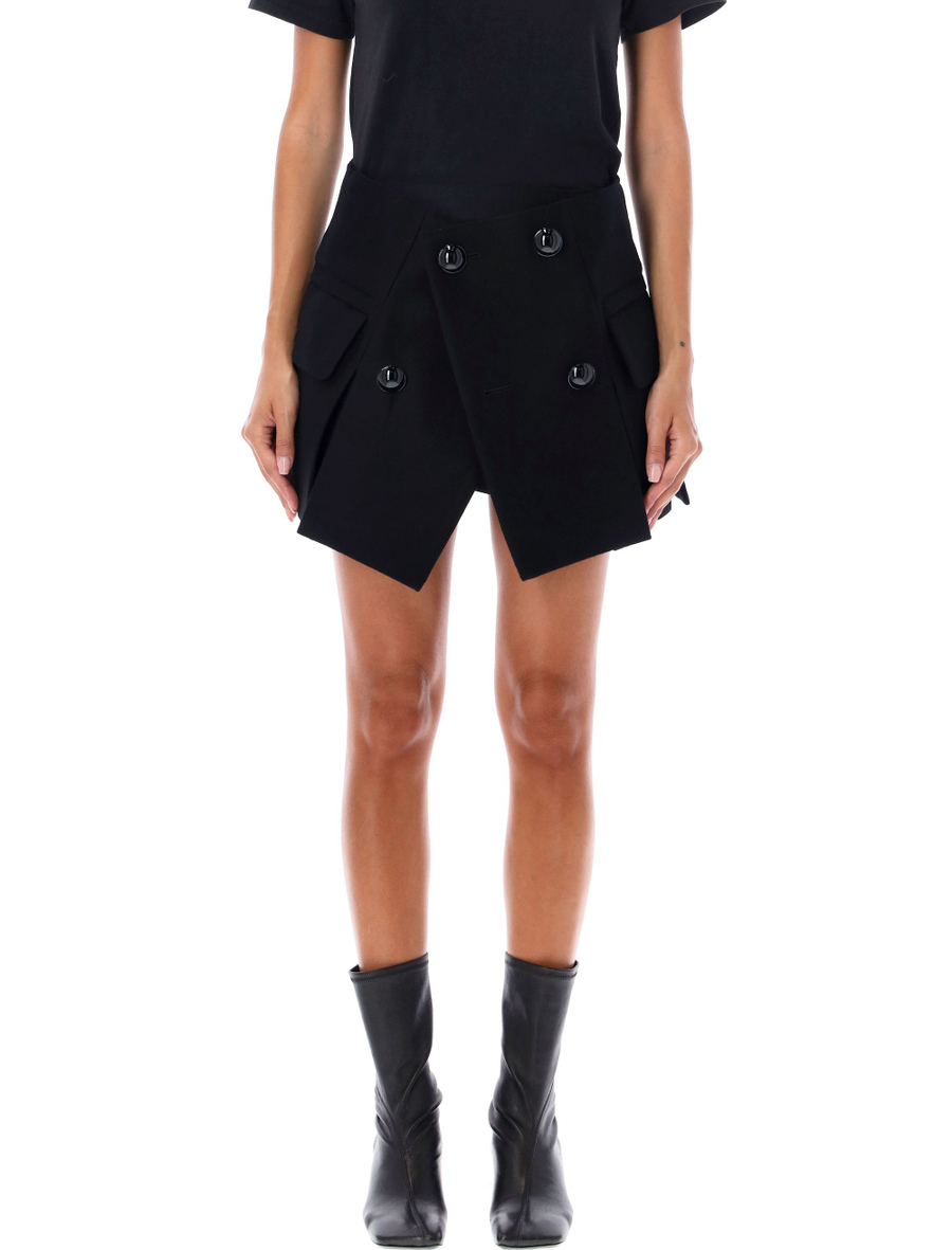 Melton mini skirt - Spazio Pritelli