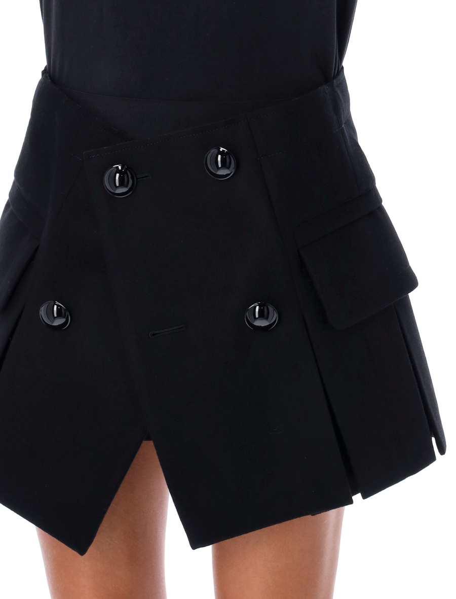 Melton mini skirt - Spazio Pritelli