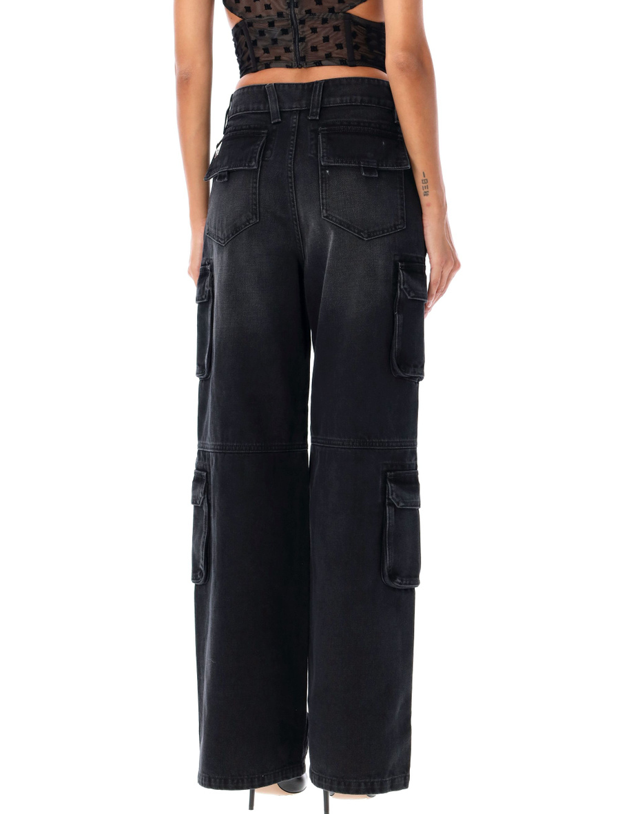 Denim cargo trousers - Spazio Pritelli