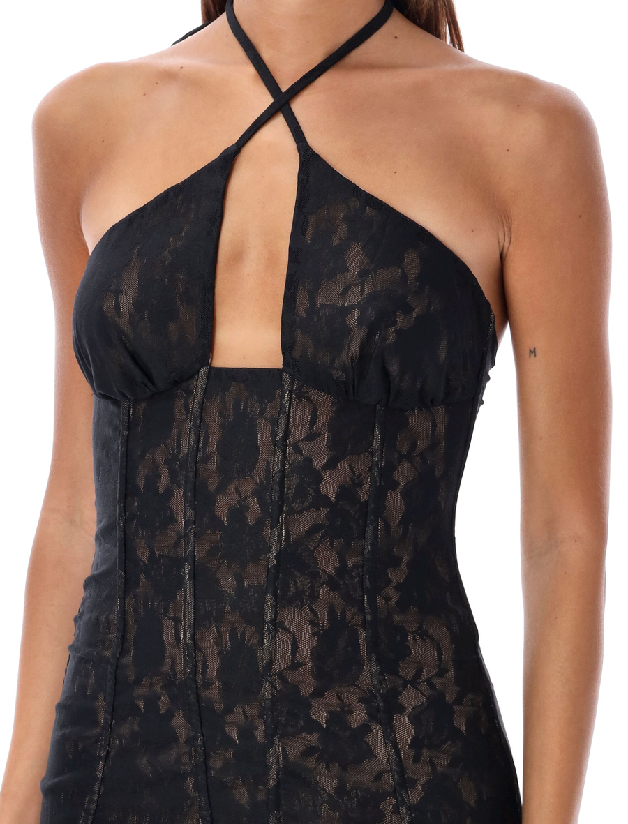 Lace mini dress - Spazio Pritelli