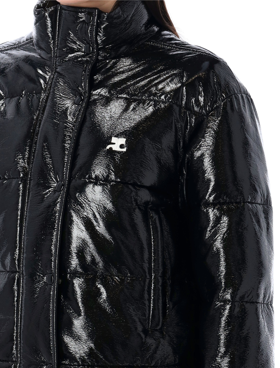 Vinyl down jacket - Spazio Pritelli