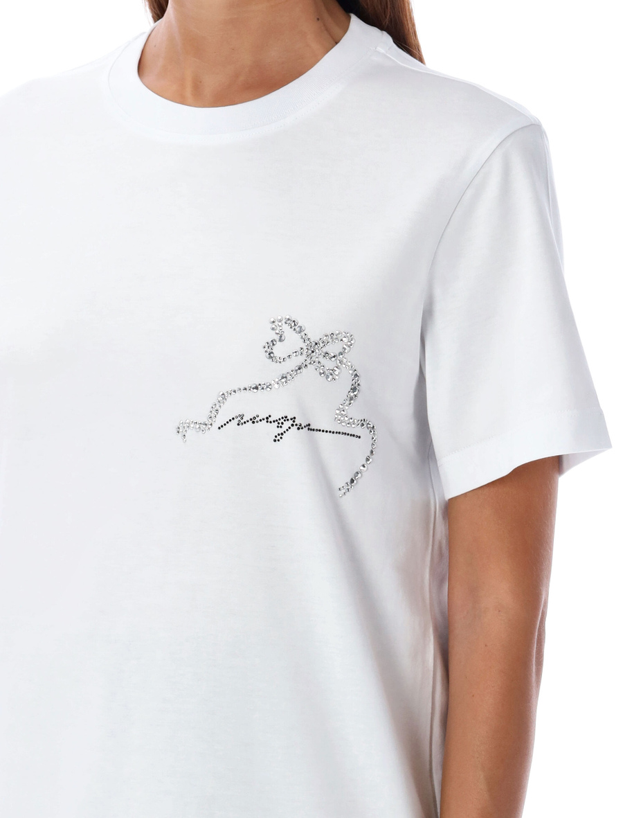 Crystal ribbon t-shirt - Spazio Pritelli