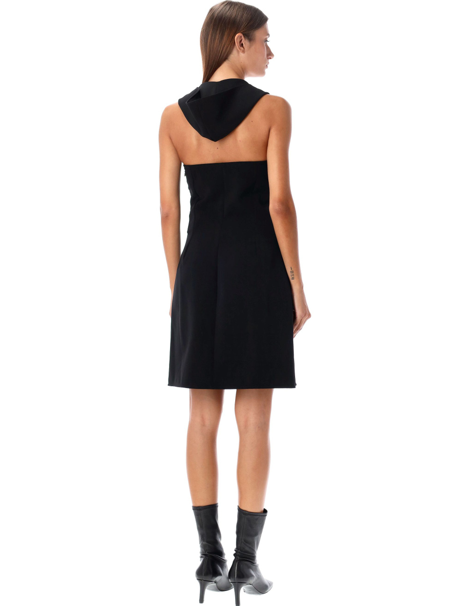 Hooded mini dress - Spazio Pritelli