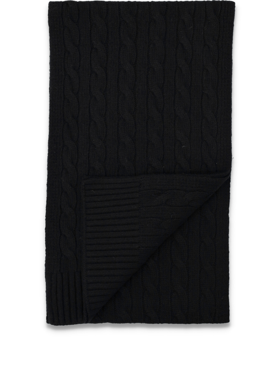 Cable knit scarf - Spazio Pritelli