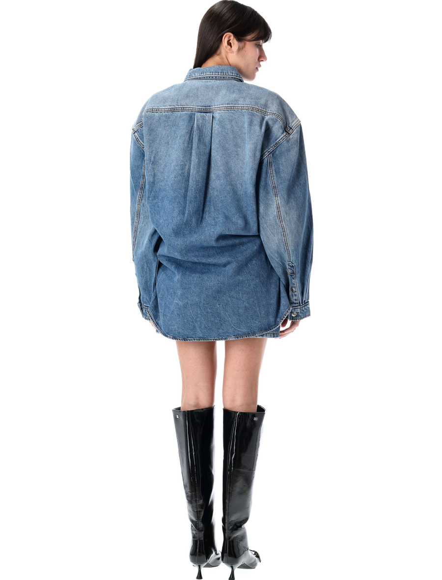 Pre-styled denim shirtdress - Spazio Pritelli