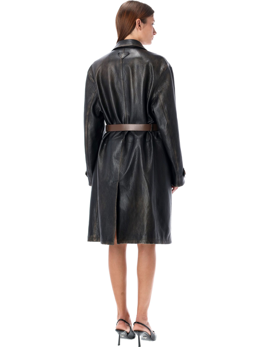 Leather coat - Spazio Pritelli
