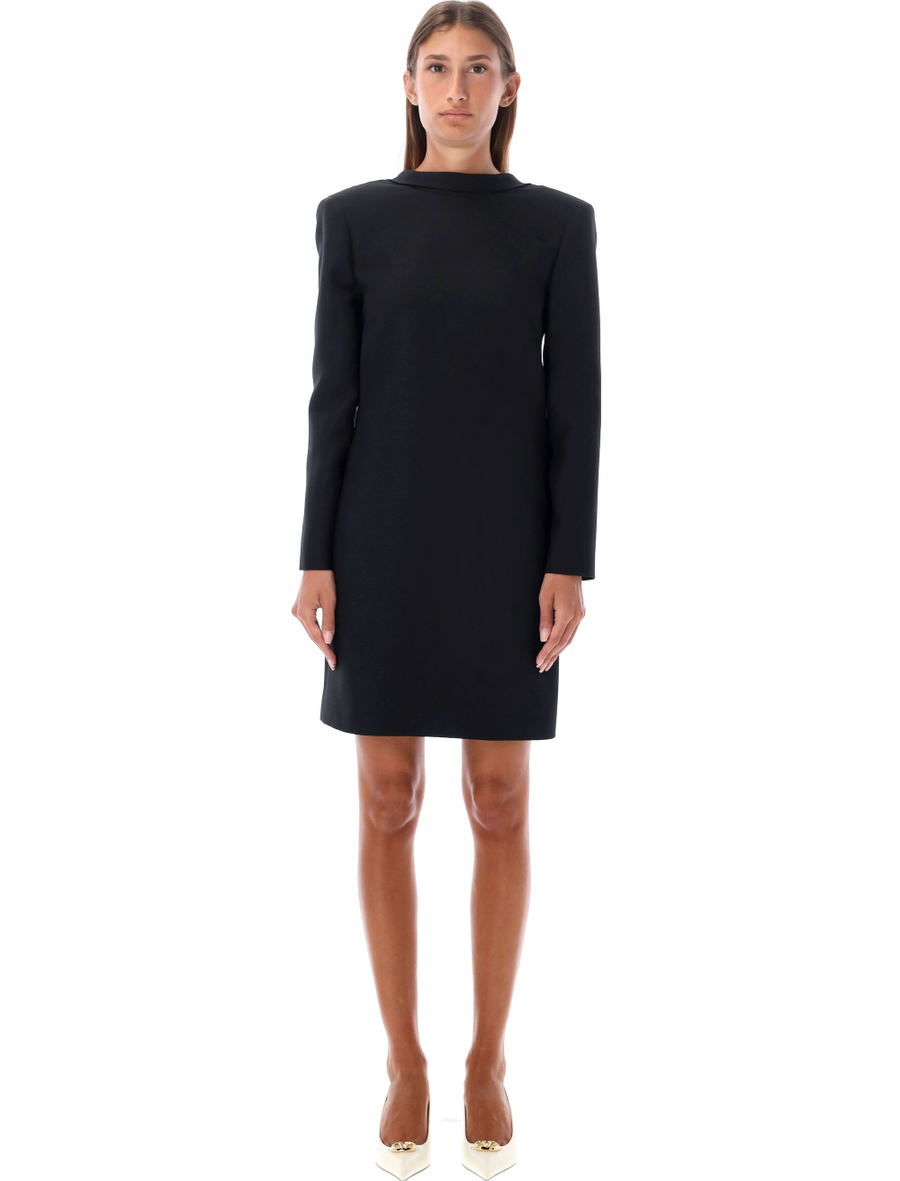 Open back bow mini dress - Spazio Pritelli
