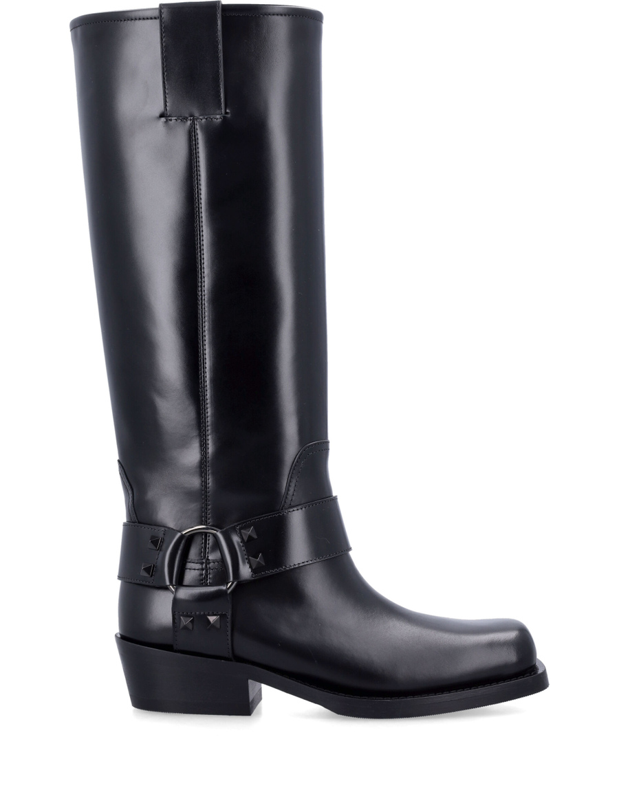 Rockstud biker boot - Spazio Pritelli