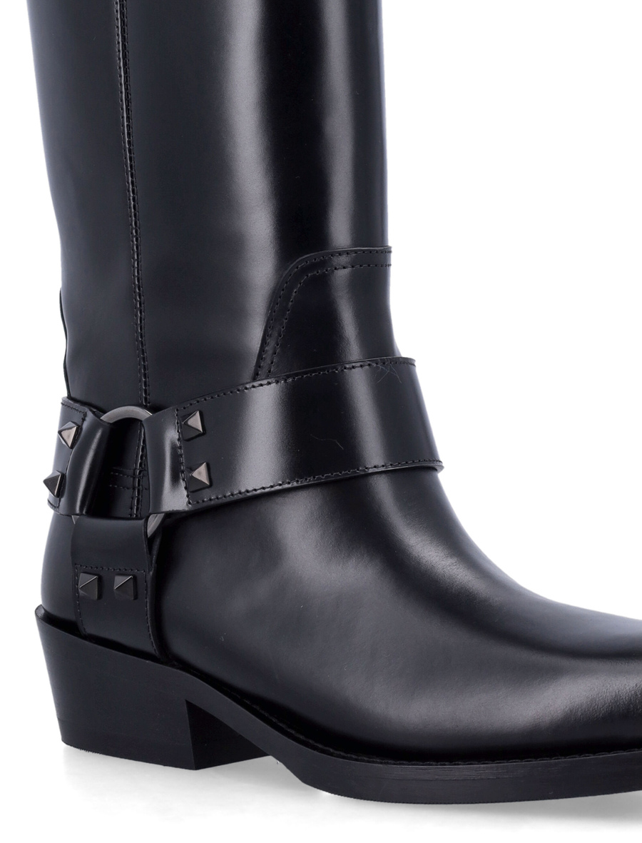 Rockstud biker boot - Spazio Pritelli