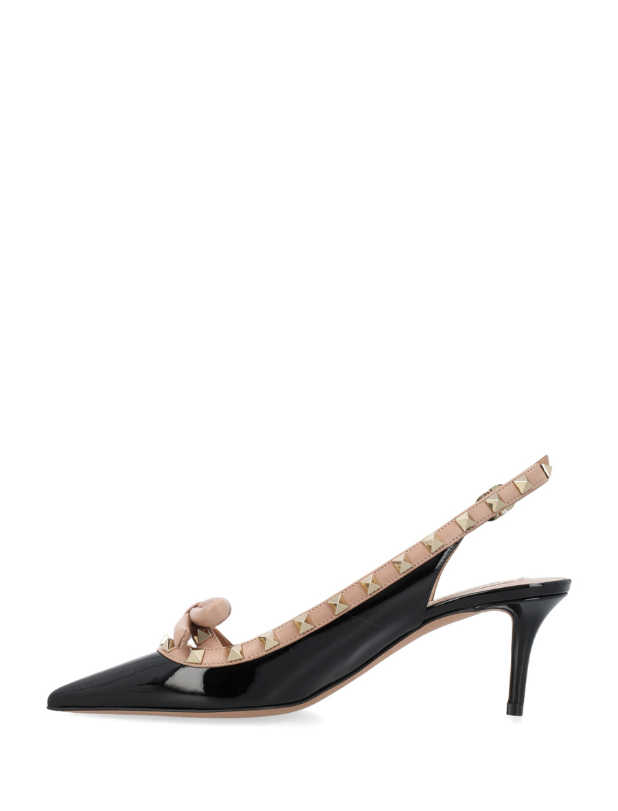 Rockstud Bow Slingback Pump - Spazio Pritelli